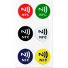 Univerzálny štítok NFC s čipom N213 a antikoróznym povlakom, samolepiaci, 30 mm (6 ks/balenie)