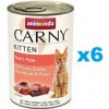 Animonda Carny Kitten hovädzie a morka 6 x 400 g