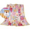 Bellatex detská deka Ella ružový patchwork