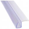 Aquatek S-8-6 spodné dverové tesnenie z PVC dĺžka 200 cm pre sklo 6 mm, 2x1m AQ S86