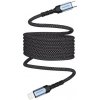Swissten magnetický kábel samonavíjací USB-C/Lightning 1 m 71551020