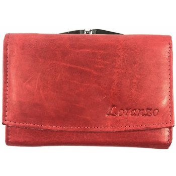 Loranzo dámska kožená peňaženka červená