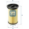 UFI Palivový filter 26.005.00