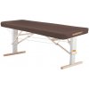 Prenosný elektrický masážny stôl Clap Tzu Linea Ayurveda Farba: PU - hnedá (meteor), Doplnky: sieťové napájanie 192*80 cm | 30 kg | 13 farieb