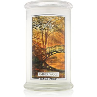 Kringle Candle Amber Wood 624 g