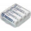 4 x R6 / AA 1,5V Li-ion 2000mAh Xtar batéria s ochranou