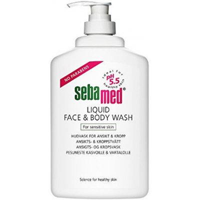 Sebamed Classic Liquid Face & Body Wash - Jemná umývacia emulzia na tvár a telo s pumpičkou 400 ml