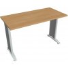 Hobis Pracovný stôl Flex, 120x75,5x60 cm, dub/kov