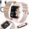 Inteligentné hodinky Lewer I126 IPS Bluetooth IP67 zlaté