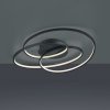 Trio Lighting Stropné LED svietidlo Gale, 60 cm, čierne matné - 673916032