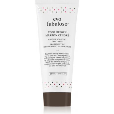 EVO Fabuloso Colour Boosting Treatment maska na vlasy pre zvýraznenie farby vlasov Cool Brown 220 ml