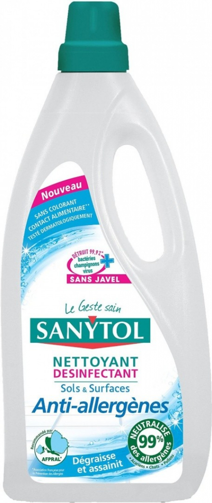 Sanytol dezinfekce antialergenní čistič na podlahy a plochy 1 l od 2,79 € -  Heureka.sk