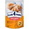 CLUB 4 PAWS Premium S morčacím mäsom v omáčke 85 g (3630)