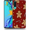 Picasee silikónový čierny obal pre Huawei P30 - Gingerbread 2