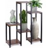 Držiak Na Kvetináč stojan na kvety 6-úrovňový kaskáda kovový Loft VILDE 80 cm