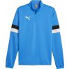 Pánska mikina na zips Puma, TEAMRISE 1/4 ZIP TOP modrá,biela M