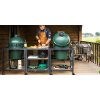 Big Green Egg Doplnkový rám M, L, XL, XXL s 2 agátovými výplňmi a roštom, so 4 kolieskami