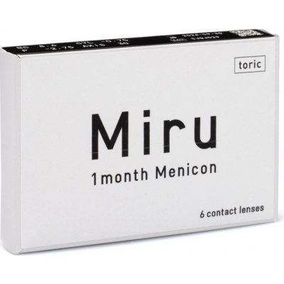 Menicon Miru 1 month toric 6 šošoviek