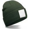 Beechfield Čepice Patch B 337R COT53337Rai499-olive green UNI Olivová/bílá