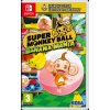 Super Monkey Ball Banana Mania Launch Edition, US verzia, ak hra obsahuje DLC dodatky do hry je potrebné vlastniť USA účet