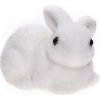 ZAJAC LEŽIACI BIELY MACH, POLYST. 25*15*19CM