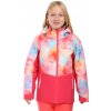 Dievčenská lyžiarska bunda KILPI, SAMARA Ružová,Svetlomodrá,Oranžová 164