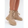 Boto Dámske Čižmy Workery Na Zips Béžové Tirina krémová 40 Boto 5905677548860