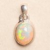 Nefertitis Opál etiópsky prívesok striebro Ag 925 P1813 NF56647 - 1,1 cm, 1,8 g