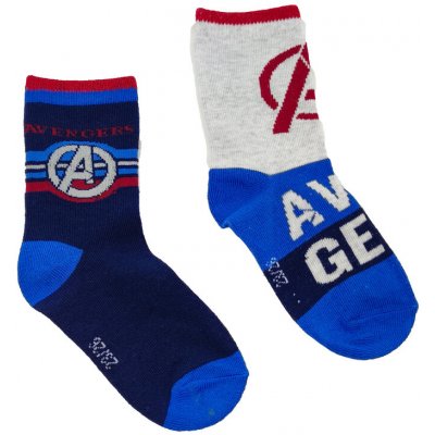 EplusM Chlapčenské vysoké ponožky "Avengers" 2 ks