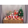 MagicHome Dekorácia Vianoce Darček so santom LED terakota závesný 9x8x17,7 cm
