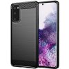 Techsuit Carbon Silicone kryt na Samsung Galaxy S20 4G / S20 5G – čierny