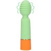 Loveline Ribbed Mini Vibrator with USB Charger - Spring Sage