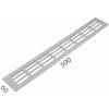 MPkovania SRL Alfa 60 x 500 mm strieborná matná
