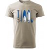 Paddleboard set - Klasické pánske tričko vyššej gramáže - XS ( Ľadovo sivá )