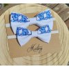 Motýliky folkBLUE 2 Typ: Pánsky motýlik na gumičku 12x6cm