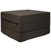 FIMEX Rozkladacie matrace pre hostí ELEGANCE 65x195cm Vzor: tmavě-šedá 10 cm