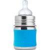 Nerezová dojčenská fľaša 150ml aqua | PURA