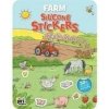 Hra so silikónovými samolepkami Farma