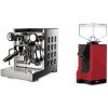 Rocket Espresso Appartamento TCA, black + Eureka Mignon Silenzio, BL ferrari red