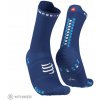 COMPRESSPORT Pro Racing V4.0 Run High ponožky, sodalite/fluo modrá T4 (EU 45-48)
