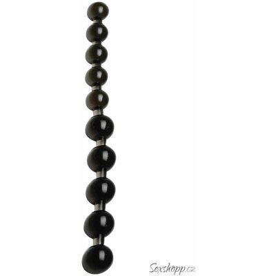 You2Toys Anální korále Anal Pearls, černé (27,5 cm)