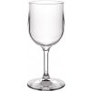 Fortel Nerozbitný plastový pohár na víno Tulip 200ml, transparentný