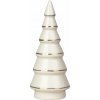 Dekorácia MagicHome, Stromček, biely, porcelán, 4,5x4,5x11,2 cm