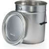 Vedro plechové 20L s vekom, obručou a poistkou