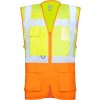 Ardon SIGNAL Reflexná vesta L, Fluorescenčná oranžová-Fluorescenčná žltá