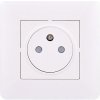 Solight | Solight 5B142 − Zásuvka SLIM PUSH, biela | SL0827