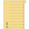 Donau kartónový register, A4, žltý