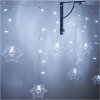 EMOS LED vianočný záves vločky 135x50 cm vnútorná studená biela