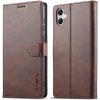 IMEEKE 102833 IMEEKE Peňaženkový obal pre Samsung Galaxy A06 tmavohnedý