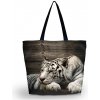 Nákupná a plážová taška Huado - Tiger sibirský Huado GW-25428